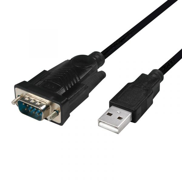 Eco friendly terrorist baseball CABLU USB LOGILINK adaptor, USB 2.0 (T) la Serial DB9M (9-pin)(RS232)(T),  1.5m, negru, "AU0048" (include TV 0.18lei)