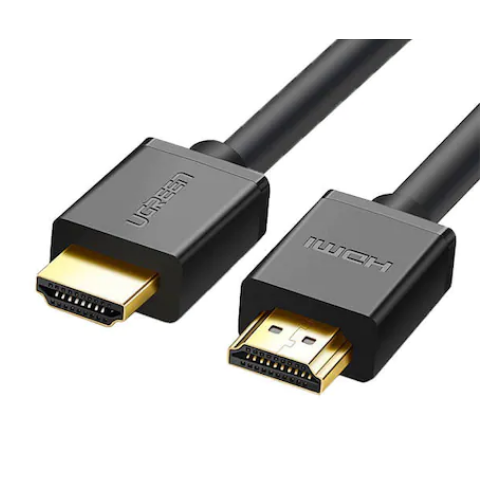 CABLU video Ugreen, "HD104" HDMI (T) la HDMI (T), rezolutie maxima 4K UHD (3840 x 2160) la 60 Hz, conectori auriti, 8m, negru "10178" (include TV 0.15 lei) - 6957303811786