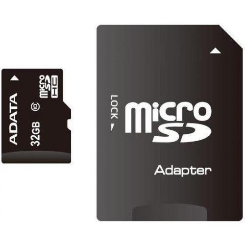 CARD MicroSD ADATA,  32 GB, MicroSDHC, clasa 10, standard UHS-I U1, "AUSDH32GUICL10-RA1" (include TV 0.03 lei)