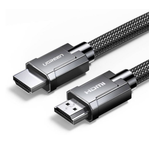 CABLU video Ugreen, "HD104" HDMI (T) la HDMI (T), rezolutie maxima 4K UHD (3840 x 2160) la 60 Hz, conectori auriti, braided, 3m, negru "70325" (include TV 0.15 lei) - 6957303873258