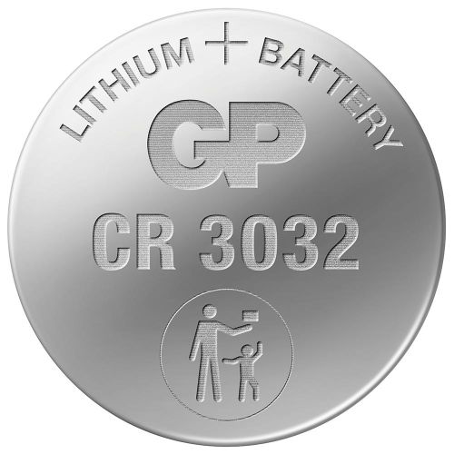 Baterie GP Batteries, butoni (CR3032) 3V lithium, blister 1 buc. "GPCR3032E-2CPU1" "GPPBL3032001" (include TV 0.01 lei)