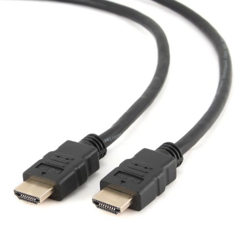 CABLU video GEMBIRD, HDMI (T) la HDMI (T), 1m, premium, conectori auriti, rezolutie maxima 4K (3840 x 2160) la 60 Hz, negru, "CC-HDMI4-1M" (include TV 0.06 lei)