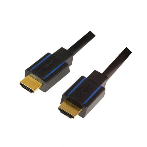 CABLU video LOGILINK, HDMI (T) la HDMI (T), 1.8m, premium, conectori auriti, rezolutie maxima 4K UHD (3840 x 2160) la 60 Hz, ver. 2.0b, w. ethernet, negru, blister, "CHB004" (include TV 0.8lei)