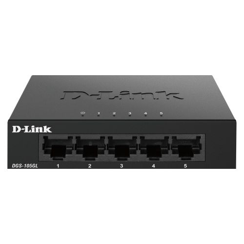 SWITCH D-Link  5 porturi Gigabit, carcasa metalica, "DGS-105GL" (include TV 1.75 lei)