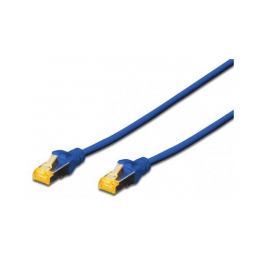 DIGITUS CAT 6A S-FTP patch cable Cu LSZH AWG 26/7 length 10 m color blue "DK-1644-A-100/B"
