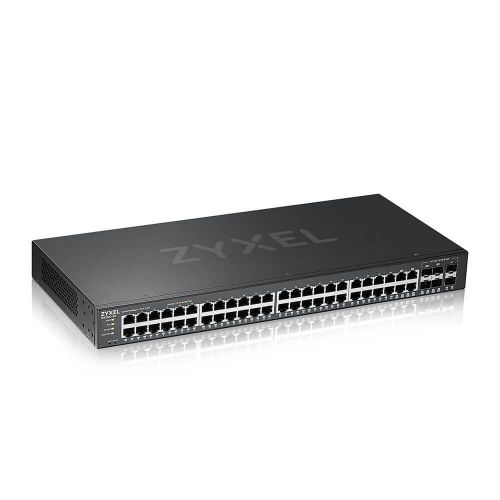 SWITCH ZYXEL, porturi Gigabit x 44, SFP x 6, managed, rackabil, "GS2220-50-EU0101F" (include TV 1.75lei)