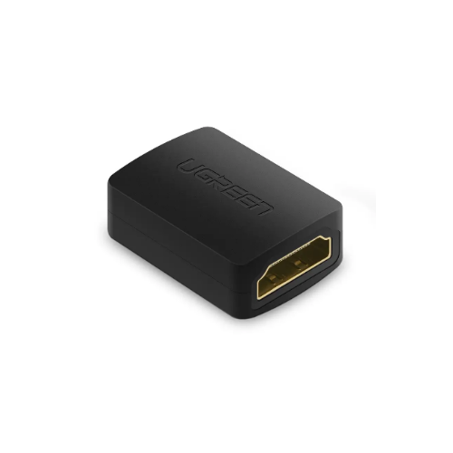 ADAPTOR video Ugreen, "HD112" cupla extender HDMI (M) la HDMI (M), rezolutie maxima 4K UHD (3840 x 2160) la 60 Hz, conectori auriti, negru "20107" (include TV 0.15 lei) - 6957303821075