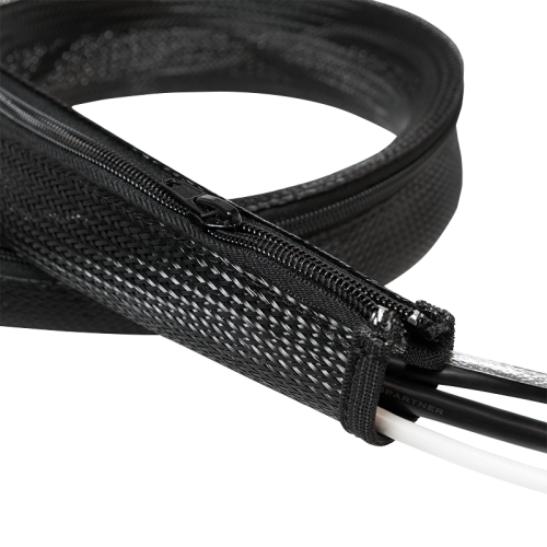 MANSON protectie cabluri LOGILINK, cu fermoar, diametru 20mm, 2m, negru, "KAB0047"