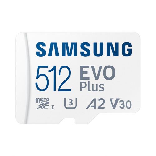 Card memorie Samsung MB-MC512KA/EU,  Micro-SDXC,  EVO Plus (2021),  512GB, "MB-MC512KA/EU" (include TV 0.03 lei)
