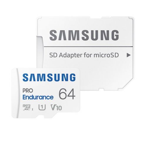 Card memorie Samsung MB-MJ64KA/EU, PRO Endurance + Adapter microSDXC 64GB, "MB-MJ64KA/EU" (include TV 0.03 lei)