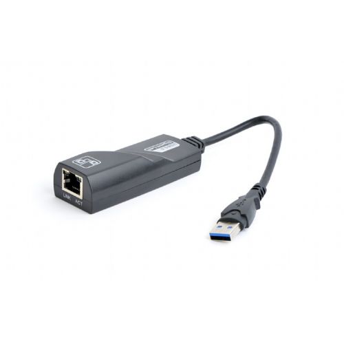 ADAPTOR RETEA GEMBIRD , extern, USB 3.0, port RJ-45, 1000 Mbps, "NIC-U3-02" (include TV 0.18lei)