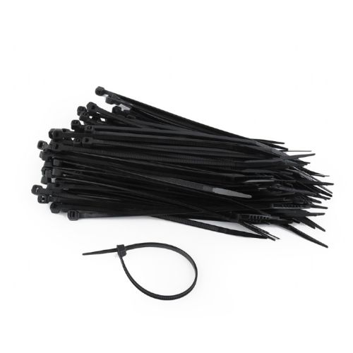 TILE prindere cablu GEMBIRD, 100pcs., 150*3.6 mm, din Nylon, rezistent UV, black, "NYTFR-150x3.6"