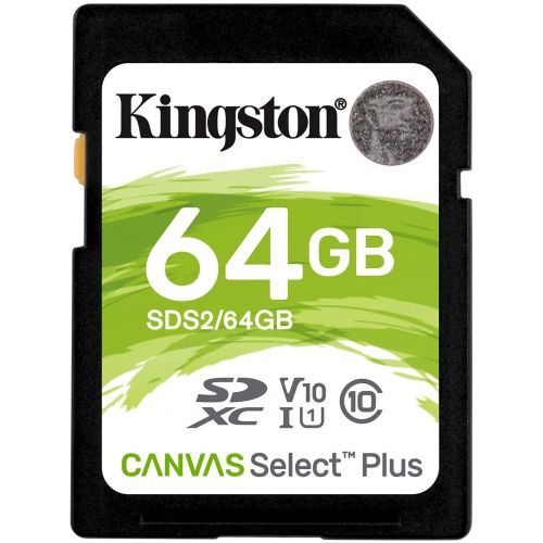 CARD SD KINGSTON, 64 GB, SDHC, clasa 10, standard UHS-I U1, "SDS2/64GB" (include TV 0.03 lei)