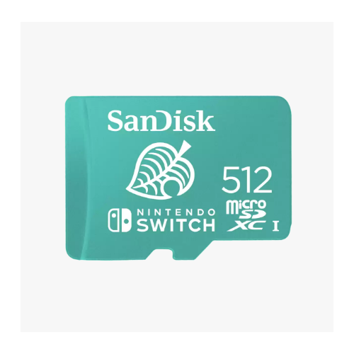 SANDISK/NINTENDO MICROSDXC/512GB V30 C10 100MB/S R 90MB/S W, "SDSQXAO-512G-GNCZN" (include TV 0.03 lei)