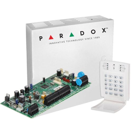 Centrala de alarma Paradox Spectra 5500 si tastatura K10, SP5500+CUTIE+K10
