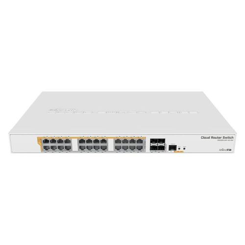 NET ROUTER/SWITCH 24 POE+/SFP+/CRS328-24P-4S+RM MIKROTIK, "CRS328-24P-4S+RM" (include TV 1.75 lei)
