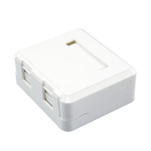 Box 2 porturi cu capac antipraf - EMTEX, "EMT-BOX2P"