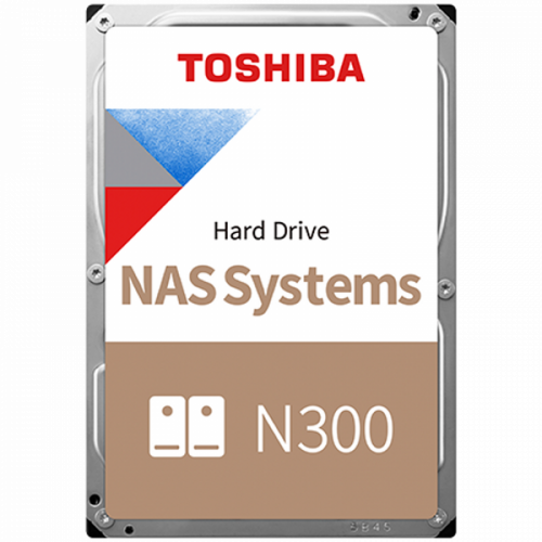 HDD TOSHIBA 6TB, N300, 7.200 rpm, buffer 256 MB, pt NAS, "HDWG460UZSVA"