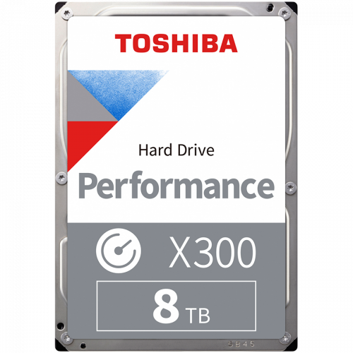 HDD TOSHIBA 8TB, X300, 7.200 rpm, buffer 256 MB, pt desktop PC, "HDWR480UZSVA"