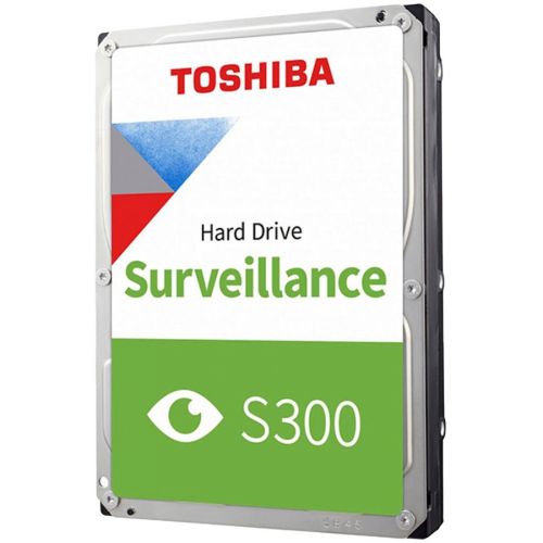 HDD Video Surveillance TOSHIBA 1TB S300 CMR (3.5, 64MB, 5700RPM, SATA 6Gbps, TBW: 180), "HDWV110UZSVA"