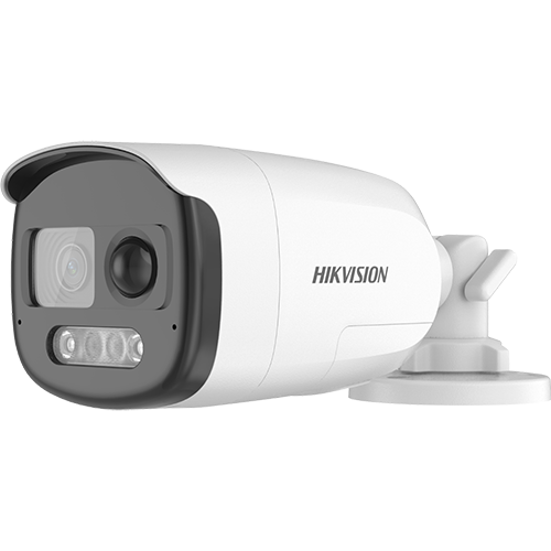 Camera AnalogHD ColorVu 2MP cu PIR si alarma incorporata, lentila 2.8mm, lumina alba 40 m, Audio - HIKVISION DS-2CE12DF3T-PIRXOS-2.8mm