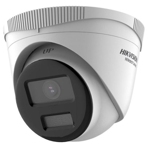 Camera supraveghere IP Dome Hikvision HiWatch HWI-T229H-28(C), 2MP, IR 30 m, 2.8 mm, slot card, PoE