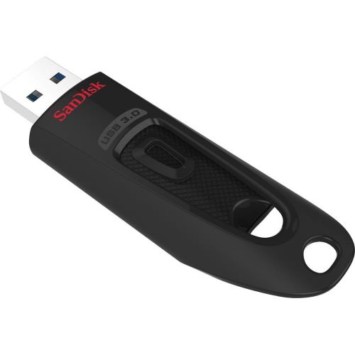 MEMORIE USB 3.0 SANDISK 128 GB, retractabila, carcasa plastic, negru, "SDCZ48-128G-U46" (include TV 0.03 lei)