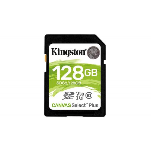 CARD SD KINGSTON, 128 GB, SDXC, clasa 10, standard UHS-I U3, "SDS2/128GB" (include TV 0.03 lei)