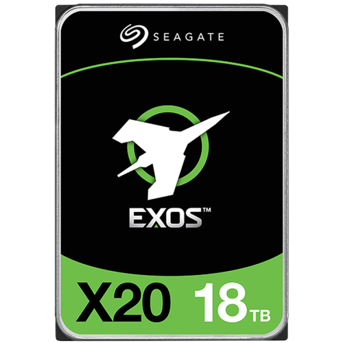 SEAGATE Exos X20 18TB HDD SATA 6Gb/s 7200RPM 256MB cache 3.5inch 512e/4KN Standard, "ST18000NM003D"