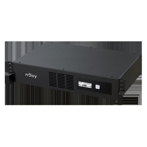 UPS NJOY, "CODE 1000", Line Int. cu sinusoida pura cu management, rack, 1000VA/600W, AVR, IEC x 8, 2 x baterie GP07122L, display LCD, back-up 1 - 10 min., "UPLI-LI100CO-AZ01B" (include TV 8.00 lei)