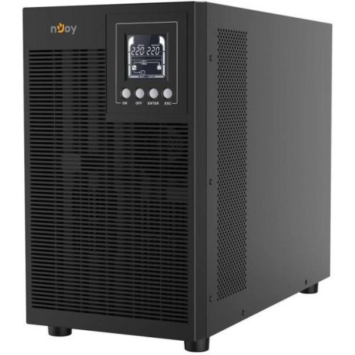 UPS Njoy "Echo Pro 3000", Online, Tower, 2400 W, fara AVR, Schuko x 4, LED, back-up 1 - 10 min. "UPOL-OL300EP-CG01B" (include TV 35lei)