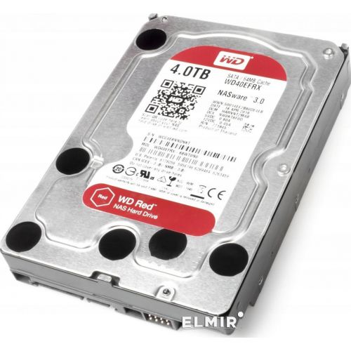HDD WD 4 TB, Red, 5.400 rpm, buffer 256 MB, pt. NAS, "WD40EFAX"
