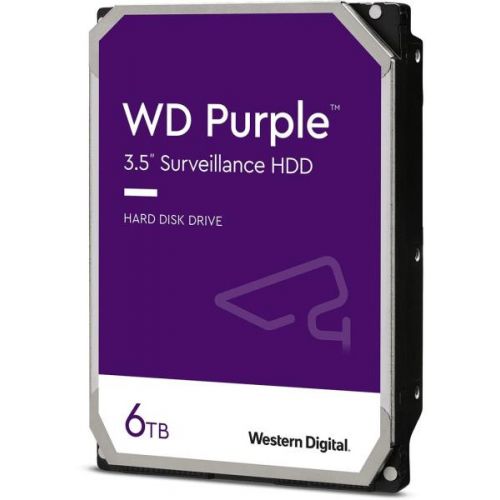 HDD WD 6TB, Purple, 5.700 rpm, buffer 128 MB, pt supraveghere, "WD62PURZ"