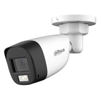 Camera de supraveghere HDCVI Dahua, 5 MP, Iluminare duala smart 20m, Microfon incorporat, 3.6mm, IP67