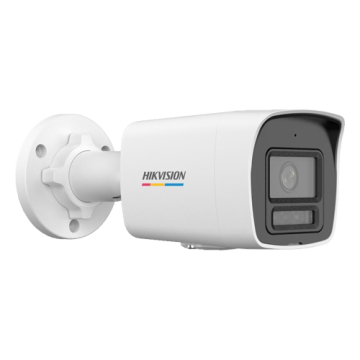 Camera de supraveghere IP ColorVu, Hikvision DS-2CD1027G2H-LIU-2.8mm, 2MP, Smart Hybrid 30m, Microfon, PoE, IP67